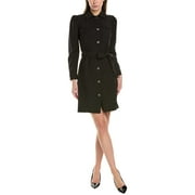 Nanette Nanette Lepore womens Midi Shirtdress, 14, Black